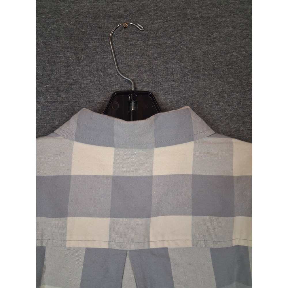 REI Co Op Womens Shirt S Gray Plaid Button Up Flannel Lumberjack Outdoor Fall - Picture 7 of 8